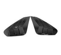 Clynex 2pcs Car Rear Window Louvers Shutters Blinds Cover Trim, for TOYOTA, for RAV4, for XA50 2019 2020 2021 ABS Car Rear Window Louver(Glossy Black)