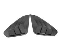 Clynex 2pcs Car Rear Window Louvers Shutters Blinds Cover Trim, for TOYOTA, for RAV4, for XA50 2019 2020 2021 ABS Car Rear Window Louver(Carbon Fiber Printed)