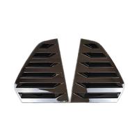 Clynex 2PCS Car Rear Window Shutter Cover Trim, for VW, for Golf 6, for Golf 7, for Golf 7.5, for Golf 8 MK7 7.5 8 GTI GTD R Window Louver Side Vent Trim Car Rear Window Louver(Bright Black 8)