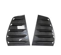 Clynex 2PCS Car Rear Window Shutter Cover Trim, for VW, for Golf 6, for Golf 7, for Golf 7.5, for Golf 8 MK7 7.5 8 GTI GTD R Window Louver Side Vent Trim Car Rear Window Louver(Carbon Fiber 6)