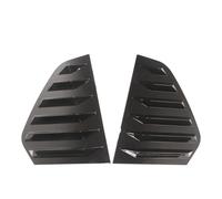 Clynex 2PCS Car Rear Window Shutter Cover Trim, for VW, for Golf 6, for Golf 7, for Golf 7.5, for Golf 8 MK7 7.5 8 GTI GTD R Window Louver Side Vent Trim Car Rear Window Louver(Matte Black 8)