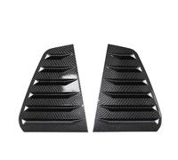 Clynex 2PCS Car Rear Window Shutter Cover Trim, for VW, for Golf 6, for Golf 7, for Golf 7.5, for Golf 8 MK7 7.5 8 GTI GTD R Window Louver Side Vent Trim Car Rear Window Louver(Carbon Fiber 7)