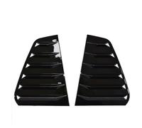 Clynex 2PCS Car Rear Window Shutter Cover Trim, for VW, for Golf 6, for Golf 7, for Golf 7.5 MK7 7.5 GTI GTD R MODELS Window Louver Side Vent Trim Car Rear Window Louver(Bright black 7)