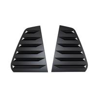 Clynex 2PCS Car Rear Window Shutter Cover Trim, for VW, for Golf 6, for Golf 7, for Golf 7.5 MK7 7.5 GTI GTD R MODELS Window Louver Side Vent Trim Car Rear Window Louver(Matte Black 7)