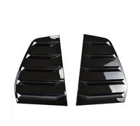 Clynex 2PCS Car Rear Window Shutter Cover Trim, for VW, for Golf 6, for Golf 7, for Golf 7.5 MK7 7.5 GTI GTD R MODELS Window Louver Side Vent Trim Car Rear Window Louver(Bright black 6)