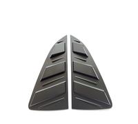 Clynex 2PCS Car Rear Window Shutter Cover Trim, for VW, for POLO, 2011-2019, for POLO Plus, 2019 Window Louver Side Vent Trim ABS Sports Spoiler Car Rear Window Louver(18 Matt Black)