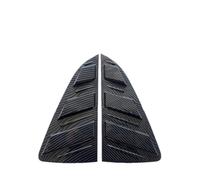 Clynex 2PCS Car Rear Window Shutter Cover Trim, for VW, for POLO, 2011-2019, for POLO Plus, 2019 Window Louver Side Vent Trim ABS Sports Spoiler Car Rear Window Louver(18 Carbon Fiber)