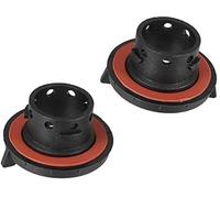 Clynex 2pcs H13 LED Car Headlight Adapter Base Bulb Sockets Holder Black Headlight Bracket
