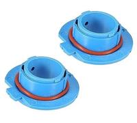 Clynex 2pcs H7 LED Headlight Adapter Base Bulb Sockets Holder, for Car Blue Headlight Bracket