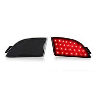 Clynex 2PCS LED Rear Reflector Bumper Light Tail Light Brake Stop Fog Lamp Light, for, for Mazda, 3 Hatchback Skyactive Axela 2013~2016 Tail Light Brake Lamp(2pcs Smoke LENS)