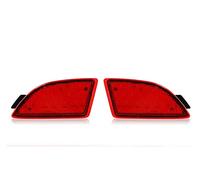 Clynex 2PCS LED Rear Reflector Bumper Light Tail Light Brake Stop Fog Lamp Light, for, for Mazda, 3 Hatchback Skyactive Axela 2013~2016 Tail Light Brake Lamp(2pcs RED LENS)