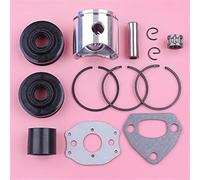 Clynex 38mm Piston Rings Kit, for Husqvarna, 136 137 141 142 Intake Boot Gasket Oil Seal Needle Bearing Chainsaw Replace Spare Part Needle Bearing Kit
