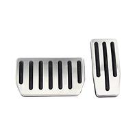 Clynex 3pcs Stainless Steel Accelerator Foot Rest Modified Pedal Pad, for TESLA, for Model X 2016 2017 2018, for Model S 2014-2018 Pedals Car Foot Pedal Replacement(2PCS)