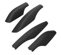 Clynex 4pcs Black Roof Rack Rail End Protective Cover Shell Cap Replacement, for TOYOTA, for Fortuner 2004-2010 2011 2012 2013 2014 2015 Car Roof Rack