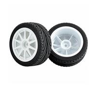 Clynex 4PCS Grip Tires And Wheel, for HSP, for HPI, 1:10 On-Road Speed Car RC 910-8010 Rc Car Tyres(910W-8010)