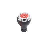 Clynex 5/6-Speed Car Gear Shift Knob Shifter Lever Cover, for MINI, Cooper R55 R56 R58 R59 F56 F54 F57 for Countryman R60 R61 Manual Transmission Gear Shift Knob(6 Speed Red)