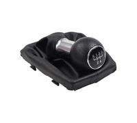 Clynex 5 6 Speed Gear Stick Shift Knob Boot Cover, for, A4 B6 B7 2000-2008 Car-Styling with Leather Gaiter Gear Shift Knob(Black R5 Speed-Black)
