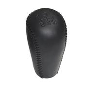 Clynex 5 6 Speed Leather Car Gear Shift Knob Head Gear Cover Shift Lever Stick, for Toyota, for Hilux, Vigo KUN26 MK6 2004-2014 Gear Shift Knob(Black 5 Speed)