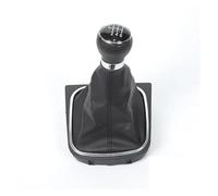 Clynex 5 Speed 6 Speed Car Gear Shift Knob Lever Cover,for Golf, 6 VI MK6, for Jetta, 5, for Golf, 5 V MK5 Hand Ball Gear Shift Knob(6 Speed Black Line)