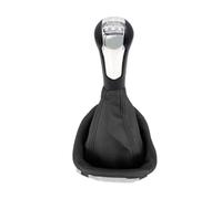 Clynex 5 Speed Car Manual Gear Shift Knob Cover, for Chevrolet, for Holden Barina Spark M300 2011-2015 with Boot Shifter Gear Shift Knob(Chrome)