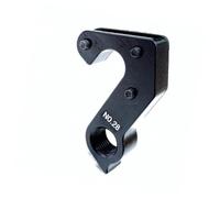 Clynex 5PC Bicycle Mech Dropout, for Canyon Aeroad Bike Carbon Frame Mtb No.25 Speedmax Cf Slx Ultimate No.28 Mtb Rear Derailleur Hanger Bike Derailleur Hanger(BLACK 5SET NO.28)
