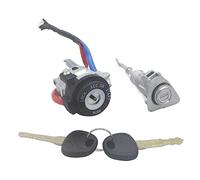 Clynex 81970-3XA00 Complete Set Ignition Switch Front Left Driver Door Lock Cylinder Barrel With 2 Keys, for Elantra, 2011-2016 Ignition Switch Lock
