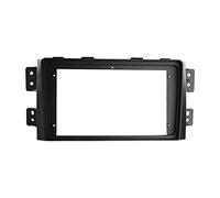 Clynex 9 Inch Stereo Panel Dash Refit Install Surround Trim Kit Audio Frame Bezel 2 Din Car Radio Fascias, for Kia, BORREGO MOHAVE Car Radio Dashboard Trim