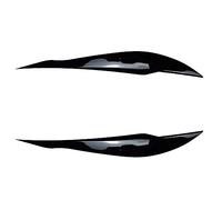 Clynex ABS Glossy Car Evil Headlight Eyebrows Eyelid Body Kit, for BMW 3 Series F30 F31 M3 316d 320i 325i 330i 2011-2019 Tuning Headlight Tint Film(Gloss Black)