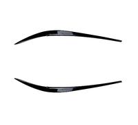 Clynex ABS Glossy Car Evil Headlight Eyebrows Eyelid Body Kit, for BMW 3 Series G20 G21 316d 318i 320i 325i 330i 2019-2022 Tuning Headlight Tint Film(Gloss Black)
