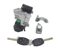 Clynex AL035 For CITY 09-14 TRANS 3 BUTTON KEYS WITH 46 CHIP LOCK SET IGNITION SWITCH LEFT DOOR BARREL Ignition Switch Lock