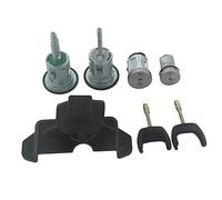 Clynex AL086 6C1AV22050XB 5PCS COMPLETE LOCK SET IGNITION SWITCH FRONT LEFT RIGHT DOOR LOCK FUEL BARREL, for Ford, TRANSIT MK7 2006-2014 Ignition Switch Lock