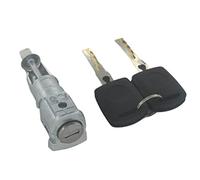 Clynex AL196 1Z0837167C 6Y0898167E COMPLETE LOCK SET IGNITION SWITCH LEFT DOOR BARREL CYLINDER, for Skoda, for Octavia, 2005-2008 Ignition Switch Lock(BLACK L LOCK)