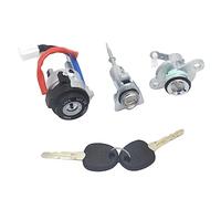 Clynex AL257 Complete Set Front Left Driver Door Lock Cylinder Barrel Trunk Tailgate with 2 Keys, for Hyundai,for Elantra, 2006-2016 Ignition Switch Lock