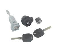 Clynex AL303 56D837167 FULL SET IGNITION SWITCH FRONT LEFT DOOR LOCK BARREL, for VW, for Passat, 2010-2015 Ignition Switch Lock(BLACK 3PCS SET)