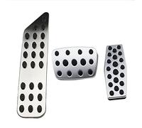 Clynex Aluminium Car Pedal Pads Pedals Cover, for Chevrolet, for Cruze Trax Malibu, for Opel, Mokka 2013-2015 ASTRA J Insignia Car Foot Pedal Replacement(3Pcs AT With Rest)