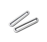 Clynex Car Chrome Silver Rear Fog Light Lamp Cover Trim Foglight Bezel Decoration Frame For CR-V CRV 2022 2023 Fog Light Trim