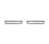 Clynex Car Chrome Silver Rear Reflector Fog Light Lamp Cover Trim Bezel Frame, for ZRV ZR-V HR-V HRV 2022+ Fog Light Trim