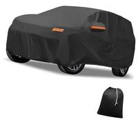 Clynex Car Cover, for Pilot 210D-PU Outdoor Full All Weather with Door, for Zipper Car Cover