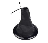 Clynex Car Gear Shift Knob Cover, for Renault, Megane 2 MK2 II Sport Tourer II 2002-2009 Lever Shifter Case Black Gaiter Boot Gear Shift Knob(Black Black)