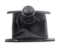 Clynex Car Gear Shift Knob Head Gear Cover Shift Lever Stick, for Amarok 2010-2022 Manual Shift Lever Handball Gear Shift Knob(Black 5 Speed)