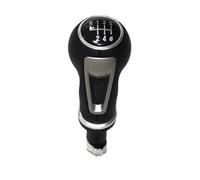Clynex Car Gear Shift Knob Lever Stick Gaiter Boot Cover Collar Leather, for Seat, Ibiza IV Gear Shift Knob(Black 6 Speed knob)