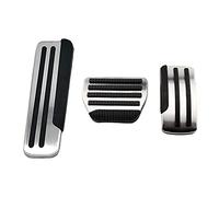 Clynex Car Pedal Foot Rrest Fuel Brake Clutch Cover, for Nissan, for Qashqai, J10, for X-TRAIL, X Trail T31 Tiida Pathfinder Patrol Y62 Accessories Car Foot Pedal Replacement(AT 3pcs)