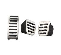 Clynex Car Pedals, for A3, for Seat, Leon 1M Toledo 1L LHD AT MT, for POLO, for Golf 4, for Bora, for Beetle, RSi GTI R32 Pedal Cover Car Foot Pedal Replacement(MT Without Rest)