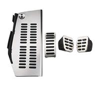 Clynex Car Pedals, for A3, for Seat, Leon 1M Toledo 1L LHD AT MT, for POLO, for Golf 4, for Bora, for Beetle, RSi GTI R32 Pedal Cover Car Foot Pedal Replacement(MT With Rest Style B)
