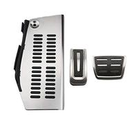 Clynex Car Pedals, for A3, for Seat, Leon 1M Toledo 1L LHD AT MT, for POLO, for Golf 4, for Bora, for Beetle, RSi GTI R32 Pedal Cover Car Foot Pedal Replacement(AT With Rest Style C)