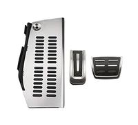 Clynex Car Pedals, for POLO, for Golf 4, for Bora, for Beetle, RSi GTI R32, for A3, for Seat, Leon 1M Toledo 1L LHD AT MT Pedal Cover Car Foot Pedal Replacement(AT With Rest C Style)