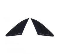 Clynex Car Rear Side Window Louver Air Outlet Shutter Cover Trim, for, for Q3 2019-2022 Carbon Fiber Look Black Plastic Accessories Car Rear Window Louver(Black Style)