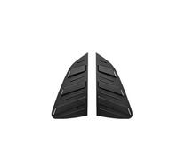Clynex Car Rear Window Louver Shutter Decor Panel Cover Trim, for VW, for POLO, 2019-2022 Carbon Fiber Black Exterior Accessories Car Rear Window Louver(Black Style)