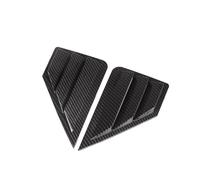 Clynex Car Rear Window Triangle Sunshade Blinder Shutters Cover Trim, for TOYOTA, for CHR CHR 2016-2021 Accessories ABS Carbon Fiber Look Car Rear Window Louver