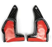Clynex car Shift Paddle Trim for Chrysler, for 300S SRT 1 Pair Car Styling Steering Wheel Shifter Paddle Extend Gear Sticker Interior Accessories(Black Type B Black)